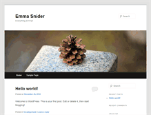 Tablet Screenshot of emmasnider.com